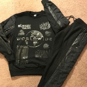 ROCK SMITH Sweatsuit set TOP AND BOTTOM! Size M